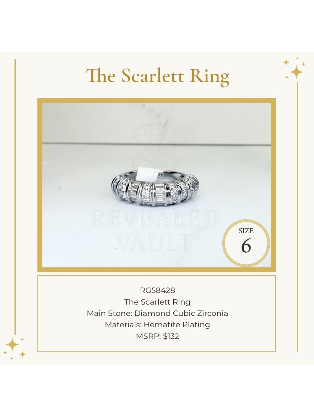 The Scarlett Ring - Size 6 - OG